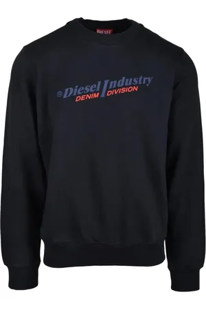 Diesel Sweathshirts & Hoodies, Herre, Sort, XL, Bomuld, Maglia