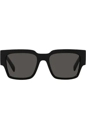 Dolce & Gabbana Tilbehør, unisex, Sort, ONE SIZE, Geometrisk Design Solbriller - Sort