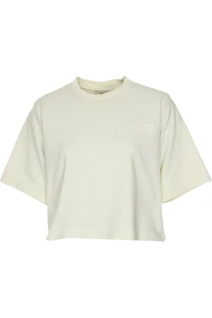Autry Top, Dame, , S, Uld, Ribbet hals Oversized T-shirt