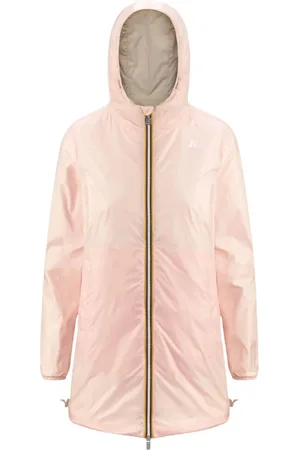 K-Way Frakke, Dame, Lyserød, XL, Polyester, Letvægts, pakkebar regnjakke