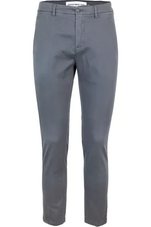 DEPARTMENT FIVE Bukser, Herre, Grå, W38, Bomuld, Slim Fit Chino Bukser Grå