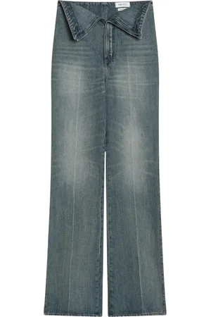 Alexander McQueen Jeans, Dame, Blå, W27, Denim, Almindelig pasform denim jeans