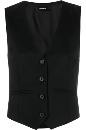 WARDROBE.NYC Jakke, Dame, Sort, M, Uld, Sort Vest til Mænd
