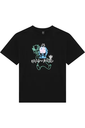 Brain Dead Top, Herre, Sort, L, Kortærmet rund hals T-shirt