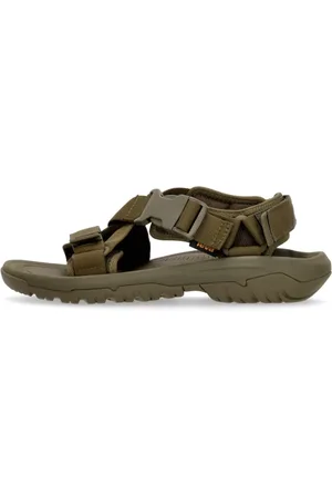 Teva Sko, Herre, Grøn, 40 1/2 EU, Uld, Hurtigtørrende udendørs sandal Mørk oliven