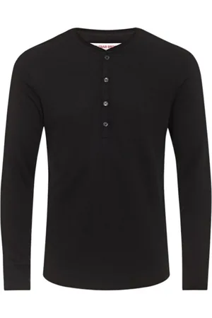 Orlebar Brown Top, Herre, Sort, L, Cashmere, Sort Cashmere Langærmet