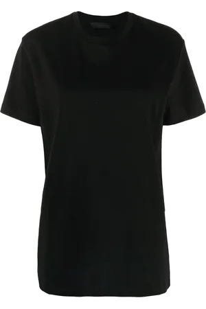 WARDROBE.NYC Top, Dame, Sort, M, Bomuld, Sort Klassisk T-Shirt