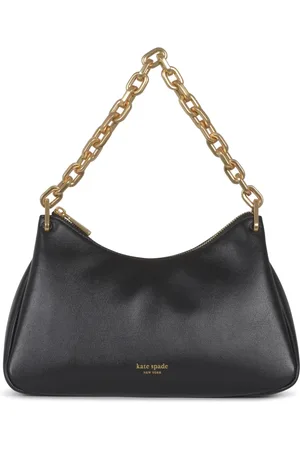 Kate Spade Taske, Dame, Sort, ONE SIZE, Uld, Sort Læder Kæde Skuldertaske