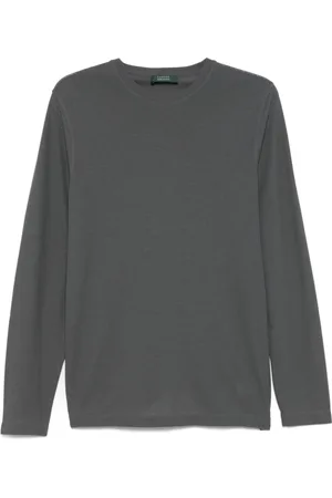 ZANONE Top, Herre, Grå, 2XL, Grå Sweaters til Mænd