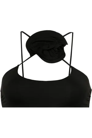 LA REVECHE Badetøj, Dame, Sort, M, Sort Bikini Top med Petra Stil