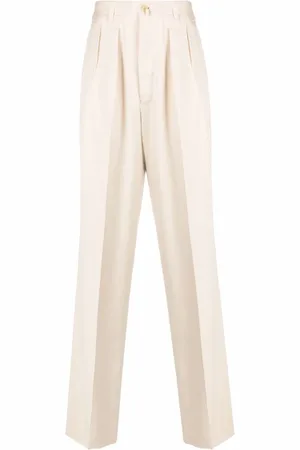 Giuliva Heritage Collection Bukser, Herre, , XL, Skræddersyet Ivory Suit Bukser med Pinces