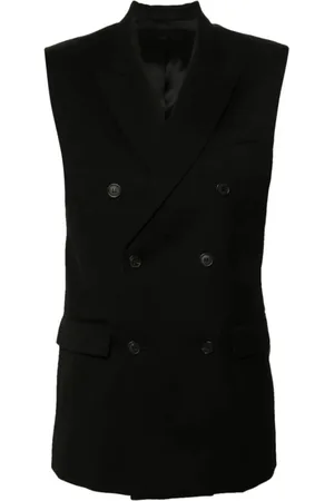 WARDROBE.NYC Jakke, Dame, Sort, XS, Uld, Sort Dobbelt Breasted Vest