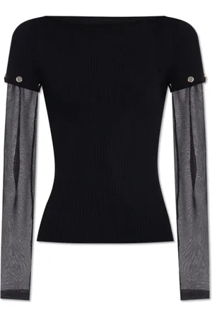 Sportmax Strik, Dame, Sort, M, Uld, Top Alcide