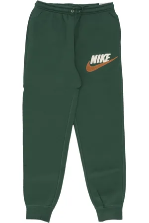 Nike Bukser, Herre, Grøn, L, Bomuld, Club Jogger Overall Bukser med Lommer
