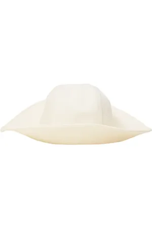 Hermès Pre-owned, Dame, Hvid, ONE SIZE, Linned, Pre-owned Linned hatte