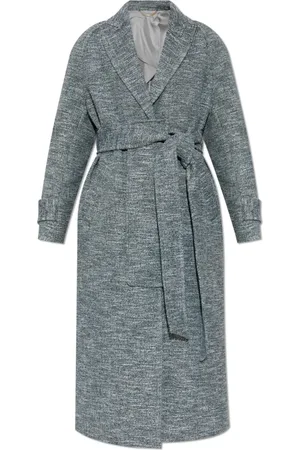 Victoria Beckham Frakke, Dame, Blå, M, Frakke med lommer