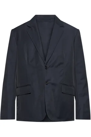 Lanvin Jakke, Herre, Blå, XL, Bomuld, Jakke med lommer