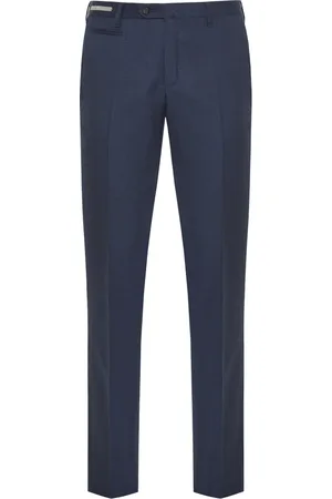 corneliani Bukser, Herre, Blå, 3XL, Uld, Uldbukser med lommer