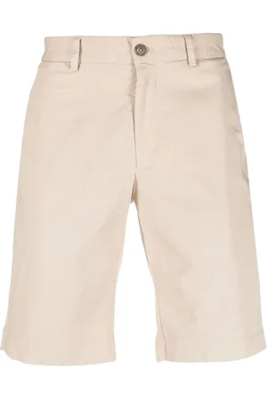 Sunspel Shorts, Herre, , W32, Lys Sten Klassiske Chino Shorts