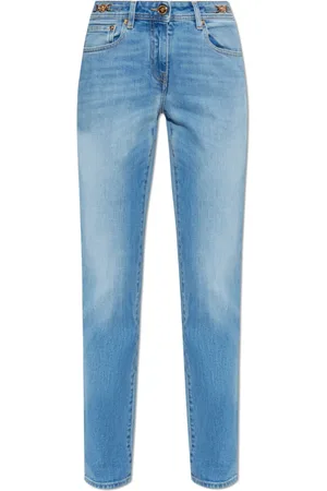VERSACE Jeans, Dame, Blå, W27, Bomuld, Jeans med smalle ben