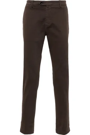 Briglia 1949 Bukser, Herre, Brun, 2XL, Corduroy Slim Fit Bukser Midnight Blue