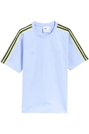 adidas Top, Herre, Blå, XS, Uld, Set-In Tee til Stilfuldt Look
