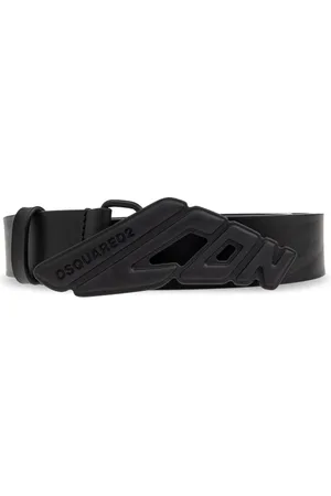 Dsquared2 Tilbehør, Herre, Sort, 85 CM, Læder, Læderbælte