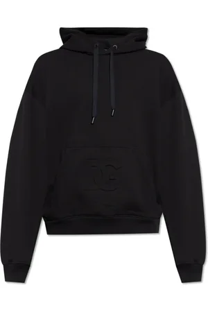 Dolce & Gabbana Sweathshirts & Hoodies, Herre, Sort, S, Bomuld, Hættetrøje