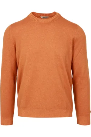Gran Sasso Strik, Herre, , 3XL, Uld, Uld Kashmir Sweater Ribbet Crew Neck