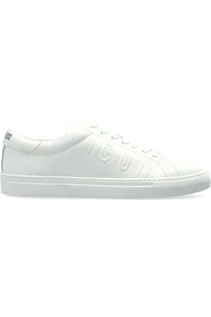 Dsquared2 Sko, Herre, Hvid, 40 EU, Læder, Sneakers Icon Cassetta