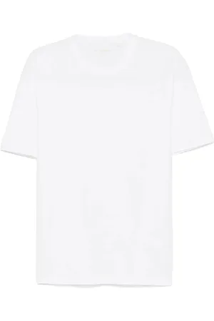 Sunflower Top, Herre, Hvid, S, Uld, Hvid Langærmet Kontrast Tee