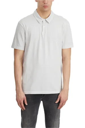 James Perse Top, Herre, Hvid, 2XL, Bomuld, Bomuld Polo Shirt