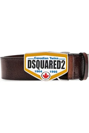Dsquared2 Tilbehør, Herre, Brun, 105 CM, Læder, Læderbælte