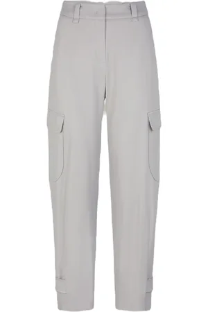 Windsor Bukser, Dame, Grå, M, Cargo bukser med regular fit