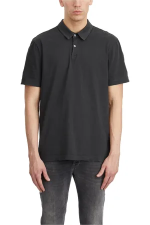 James Perse Top, Herre, Grå, M, Bomuld, Bomuld Polo Shirt
