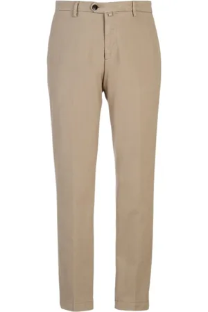 Briglia 1949 Bukser, Herre, Brun, 2XL, Bomuld, Slim Fit Bomuld Bukser