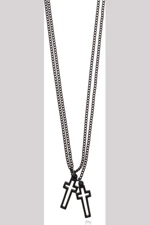 Dsquared2 Tilbehør, Herre, Sort, ONE SIZE, Messing Halskæde
