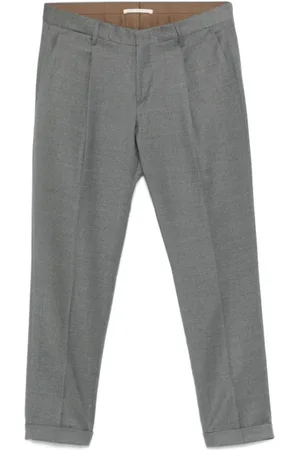 Briglia 1949 Bukser, Herre, Grå, M, Uld, Slim Fit Grå Uldbukser