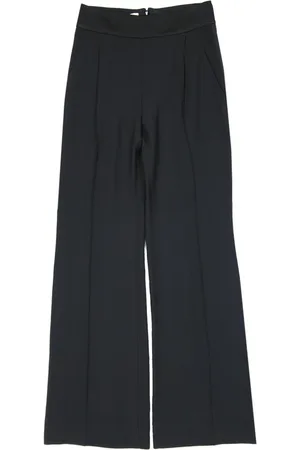Alberta Ferretti Bukser, Dame, Sort, XS, Sorte klassiske bukser med vidde