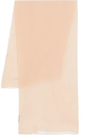Alberta Ferretti Tilbehør, Dame, Lyserød, ONE SIZE, Tørklæde med Færdig Kant
