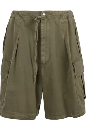 Alexander McQueen Shorts, Herre, Grøn, S, Uld, Grønne Cargo Bermudashorts Stilfuldt Mode Shorts