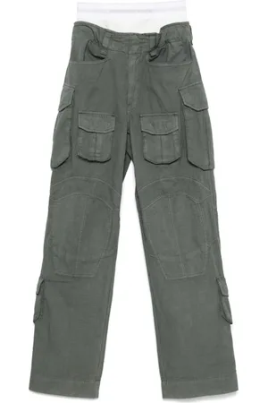 Alexander Wang Bukser, Dame, Grøn, W25, Bomuld, Verde Bukser til Kvinder Ss25