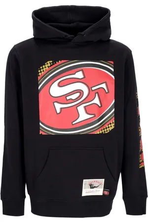 Mitchell & Ness Sweathshirts & Hoodies, Herre, Sort, L, Bomuld, NFL Big Face Hoodie Sort