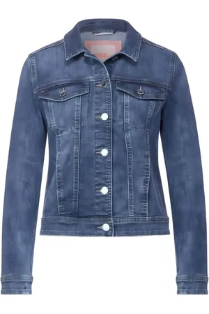 Street one Jakke, Dame, Blå, 3XL, Bomuld, Bomuld Blend Jakke & Frakke
