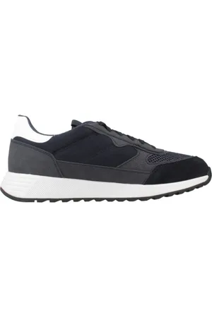 Geox Sko, Herre, Blå, 41 EU, Uld, Stilfulde Sneakers til Mænd i Molveno