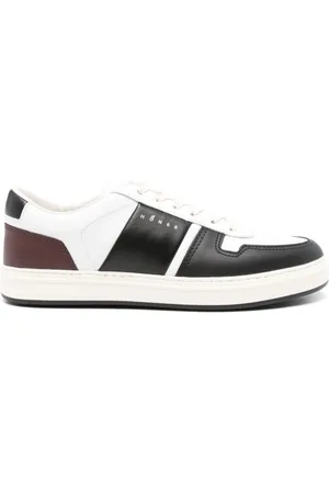 Hogan Sko, Herre, Flerfarvet, 44 EU, Sort og hvid Sneakers Aw24