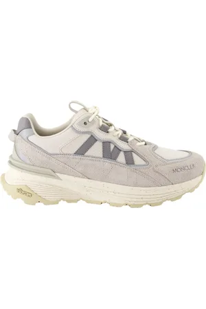 Moncler Sko, Herre, Flerfarvet, 42 1/2 EU, Læder, Lite Runner Sneakers