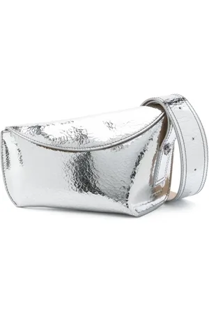 Alexander McQueen Taske, Dame, Grå, ONE SIZE, Uld, Sølv Skuldertaske til Kvinder