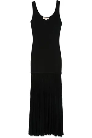 Michael Kors Kjole, Dame, Sort, L, Nylon, Elegant Nero Kjole til Kvinder