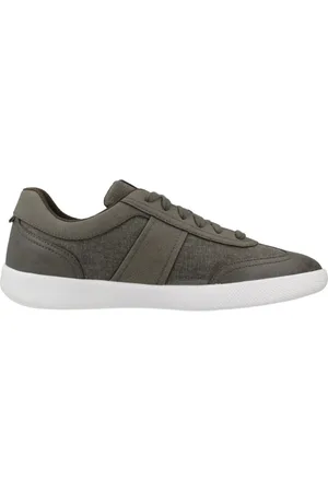 Geox Sko, Herre, Grøn, 43 EU, Uld, Stilfulde Sneakers til Byeventyr